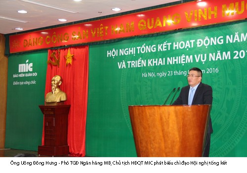 Năm 2016, MIC đặt mục tiêu tổng doanh thu đạt 2.000 tỷ đồng