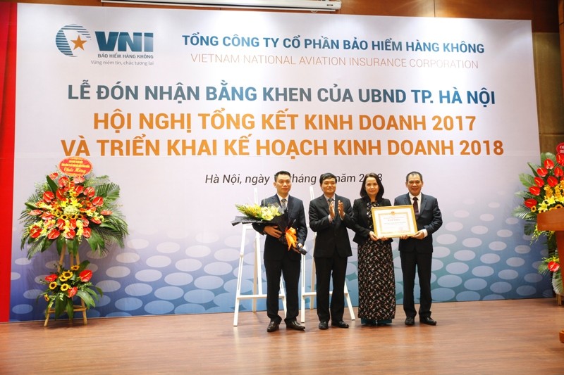 Năm 2018, Bảo hiểm hàng không (VNI) đặt mục tiêu gần chạm mốc 1.000 tỷ đồng doanh thu