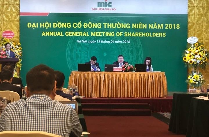 Đại hội đồng cổ đông Bảo hiểm MIC: Phải thoái vốn khỏi các dự án bất động sản trong năm 2018