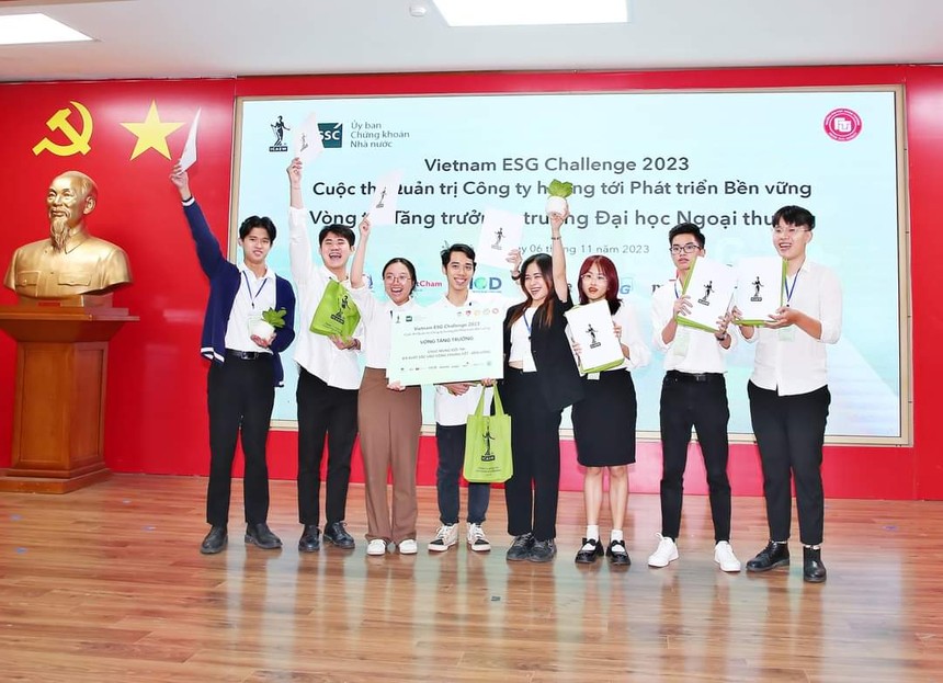 Hình ảnh vòng thi Tăng trưởng – Cuộc thi ESG Challenge 2023 hôm 7/11.