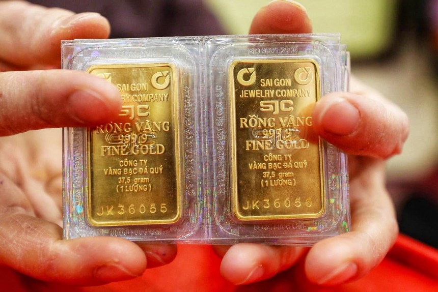 Giá bán vàng miếng SJC của Ngân hàng Nhà nước là 78,98 triệu đồng/lượng 