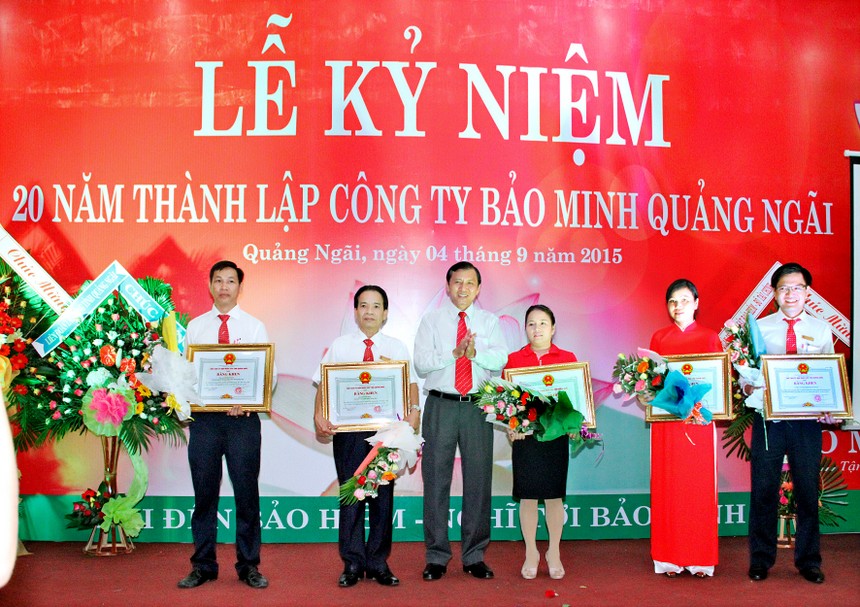 Bảo Minh Quảng Ngãi tăng trưởng bình quân 15% năm