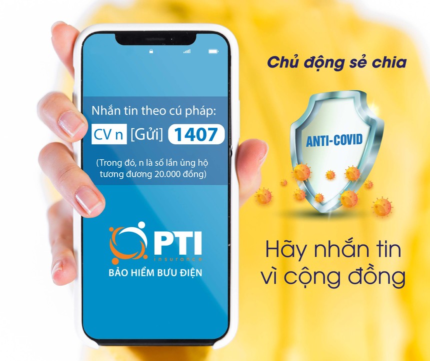 PTI ủng hộ Quỹ phòng chống cúm Covid-19