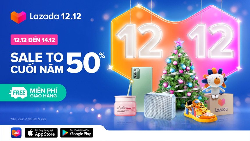 Lazada tiếp tục sale sốc với chương trình mua sắm cuối năm