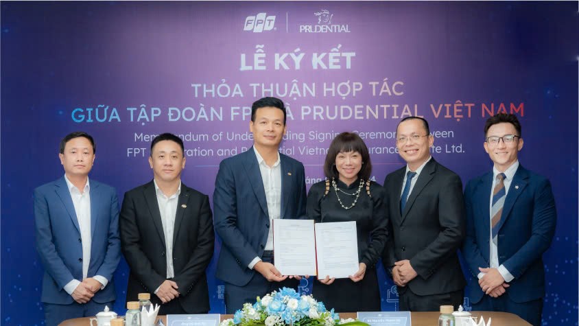  FPT và Prudential Việt Nam ký kết biên bản hợp tác chiến lược