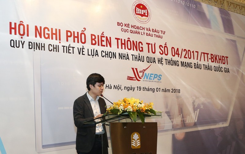 Số lượng gói thầu áp dụng đấu thầu qua mạng tăng gấp đôi trong năm 2017