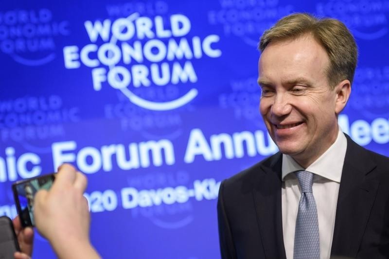 Ông Borge Brende, Chủ tịch Diễn đàn Kinh tế Thế giới (WEF). Ảnh: AFP