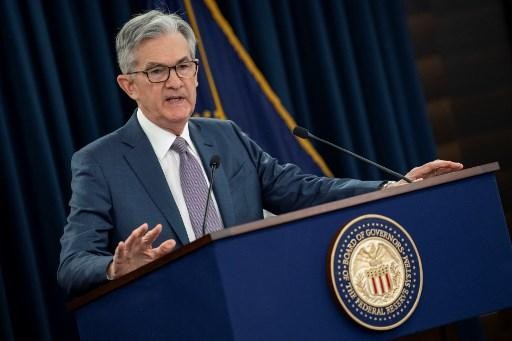 Chủ tịch Cục dự trữ liên bang Mỹ (Fed) Jerome Powell. Ảnh: AFP