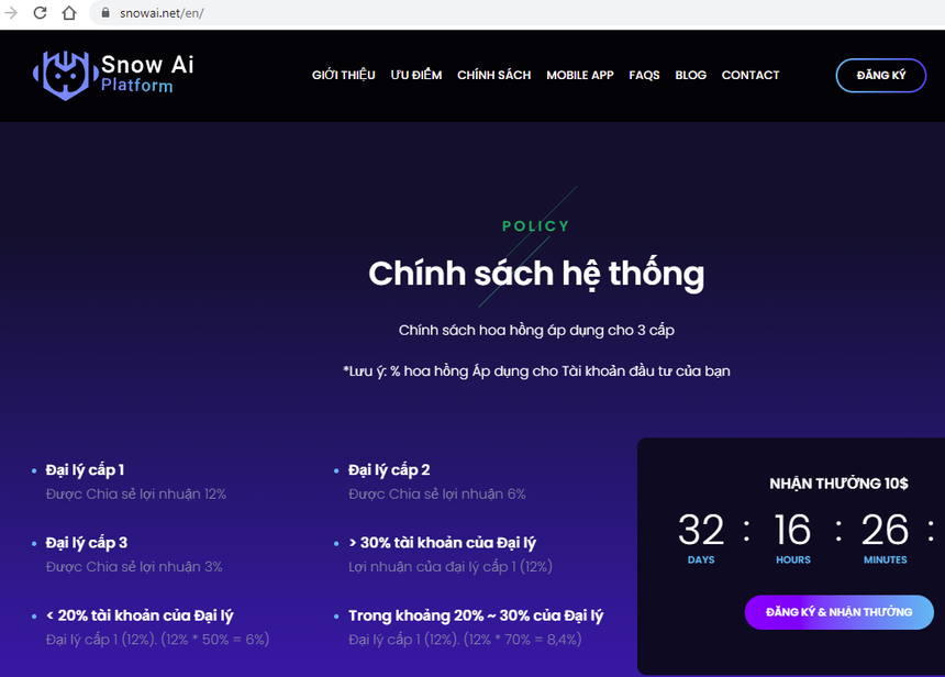 Cảnh báo kinh doanh theo phương thức đa cấp trái phép khi đầu tư vào "Robot AI"