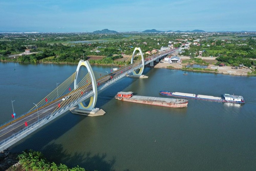 Công trình cầu Quang Thanh. Ảnh: Hồng Phong