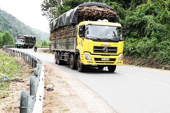 Một đoạn Quốc lộ 26 qua đèo Phượng Hoàng thuộc phạm vi Dự án (Ảnh: Mạnh Hùng - Báo Khánh Hòa).