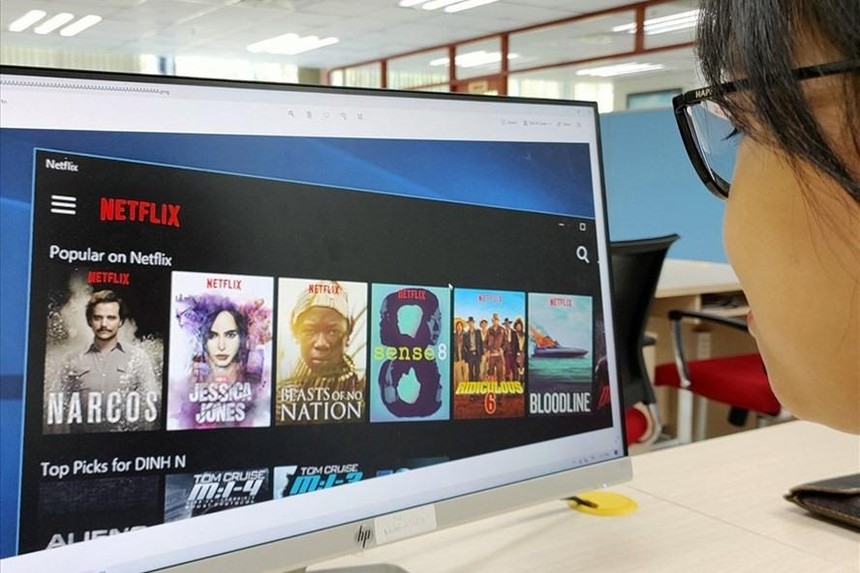 Netflix là một trong những dịch vụ phim trực tuyến có doanh thu lớn tại Việt Nam. Ảnh: Thế Lâm