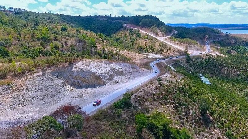 Dự án Khu đô thị thương mại, du lịch, sinh thái Đại Ninh (tỉnh Lâm Đồng) do Công ty Sài Gòn Đại Ninh làm chủ đầu tư. Ảnh: D.K