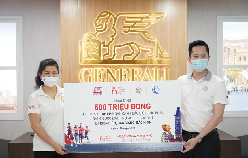 Generali đã có nhiều sáng kiến gây quỹ, thiện nguyện trực tuyến trong thời gian giãn cách để hỗ trợ các gia đình bị ảnh hưởng do Covid-19