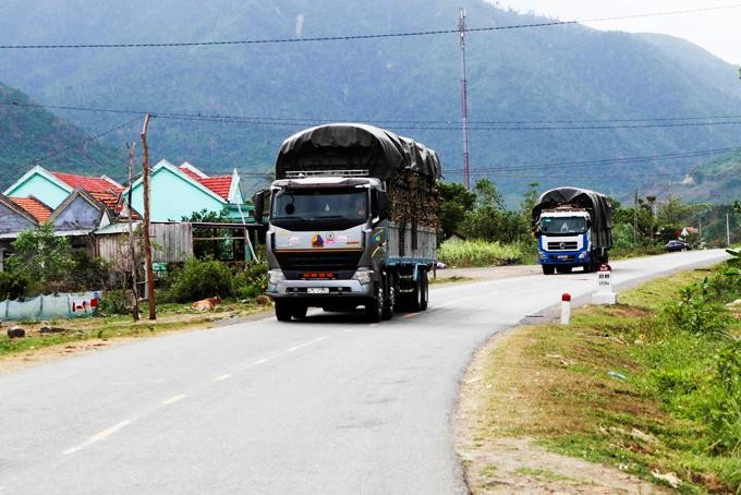 Một đoạn Quốc lộ 26 kết nối Khánh Hòa - Buôn Ma Thuột.