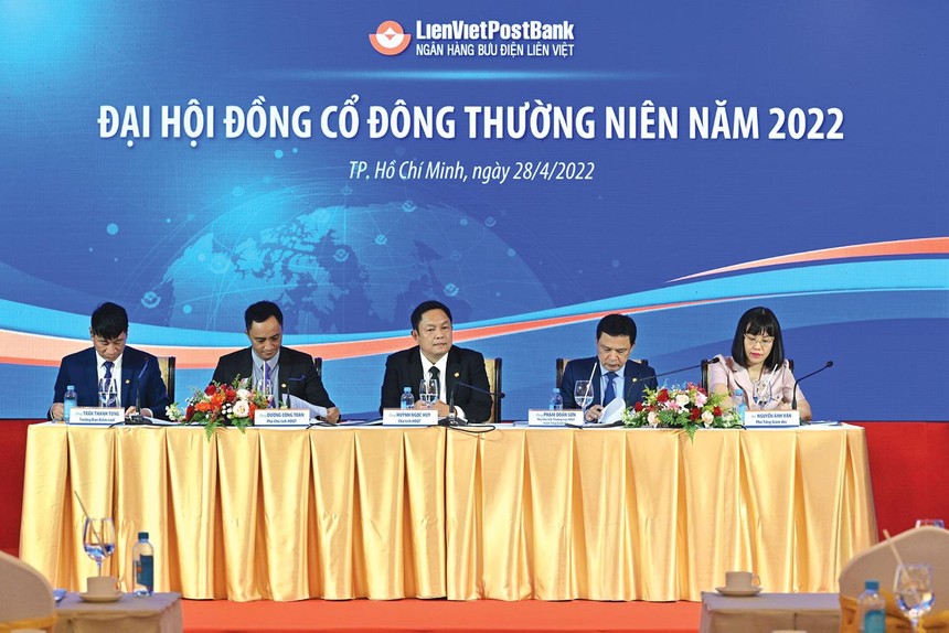 Năm 2022, LienVietPostBank sẽ tăng vốn điều lệ thêm 6.213 tỷ đồng, lên hơn 21.249 tỷ đồng