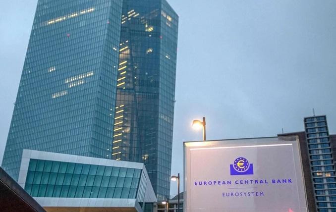 Trụ sở Ngân hàng Trung ương châu Âu (ECB) tại Frankfurt, Đức. Ảnh: AFP