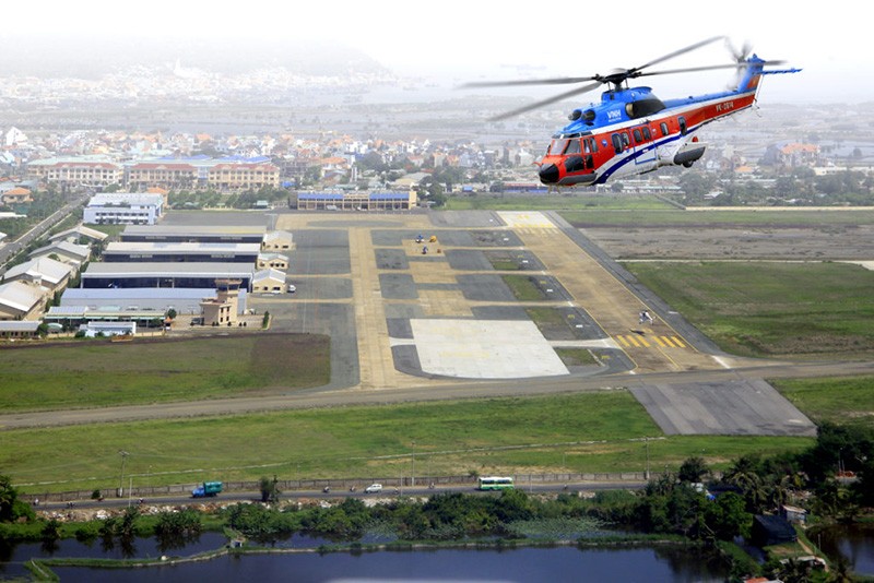 Phối cảnh sân bay Gò Găng.