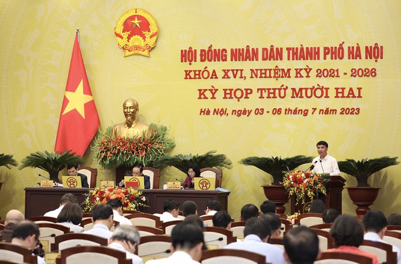 Quang cảnh kỳ họp.