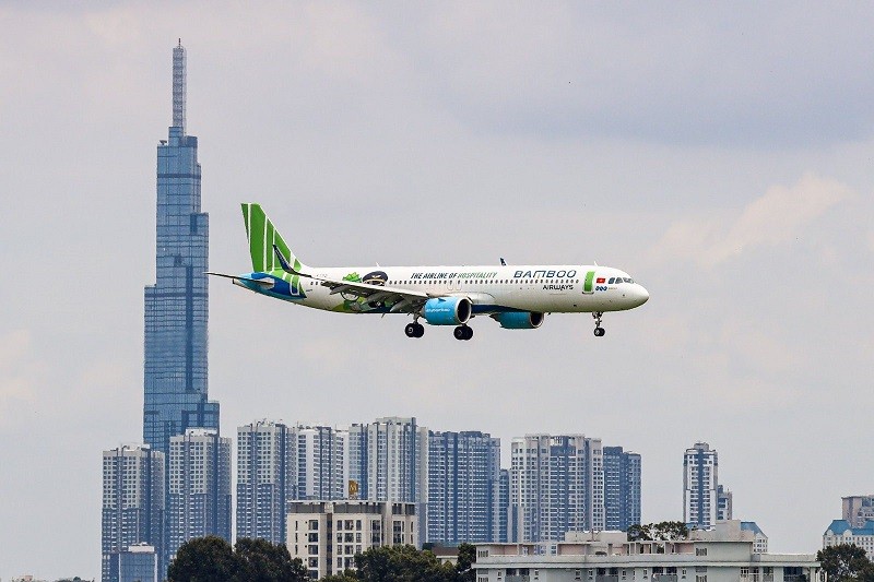 Một tàu bay của Bamboo Airways.