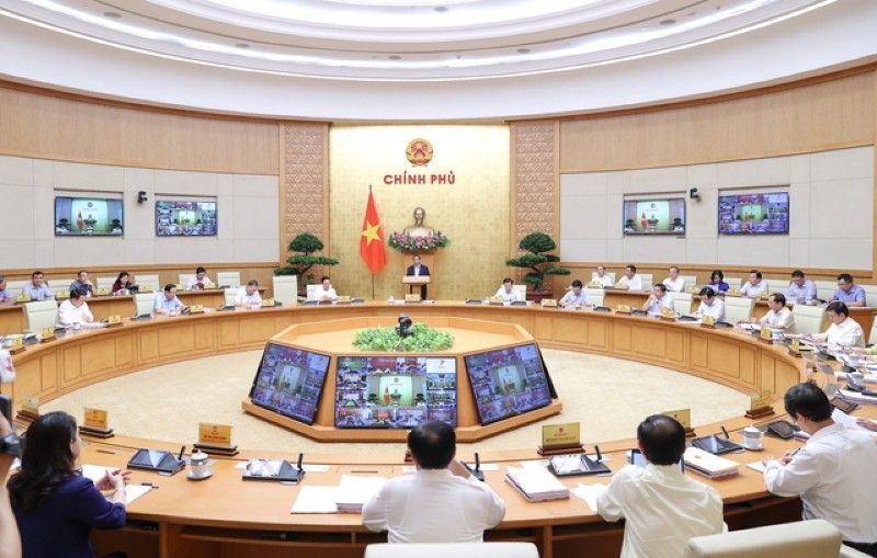 Năm 2023, Chính phủ đã nhiều lần họp trực tuyến với các địa phương để tìm giải pháp thúc đẩy tăng trưởng kinh tế (Ảnh: VGP)