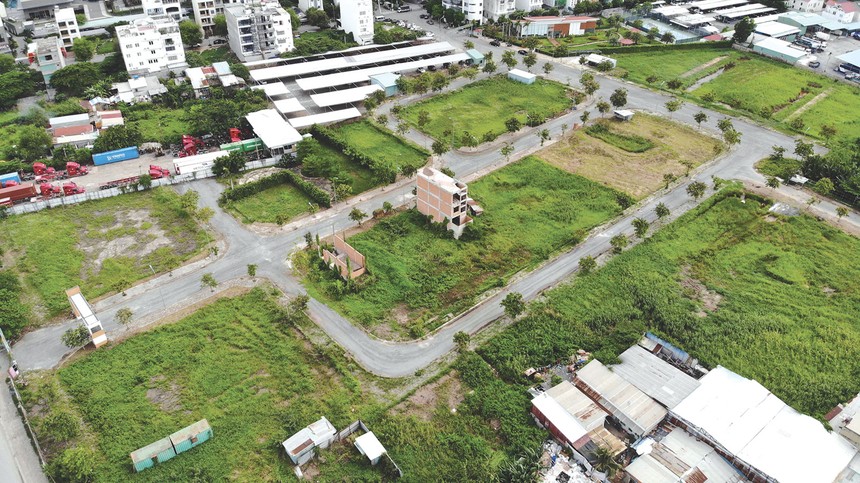 Dự án Lotus Residence của chủ đầu tư Công ty Anh Tuấn chưa thể hoàn thành nghĩa vụ tài chính, cho dù rất muốn. Ảnh: Việt Dũng 