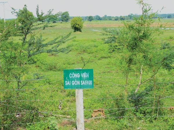 Công viên Sài Gòn Safari đến nay vẫn bất động sau nhiều năm triển khai.