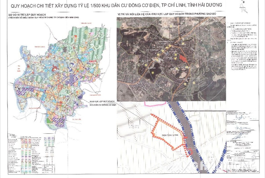 Quy hoạch chi tiết dự án đầu tư xây dựng khu dân cư Đồng Cơ Điện.