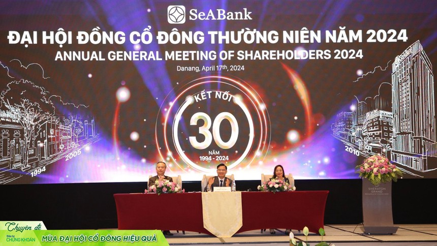  Đại hội đồng cổ đông thường niên 2024 SeABank (SBB): Đặt mục tiêu tăng trưởng 28%, tăng vốn điều lệ lên 30.000 tỷ đồng