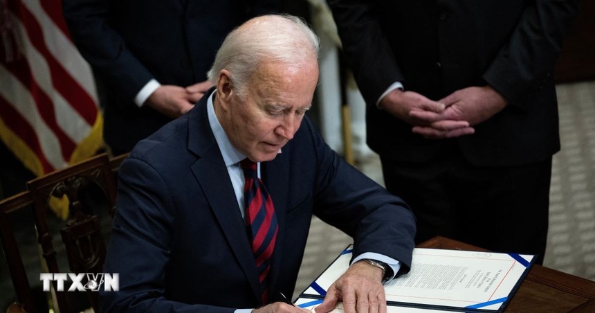 Tổng thống Mỹ Joe Biden. (Ảnh: AFP/TTXVN)