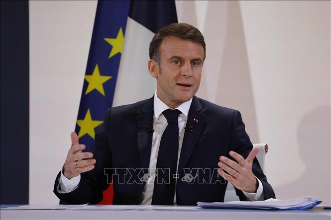 Tổng thống Pháp Emmanuel Macron. Ảnh: AFP/TTXVN