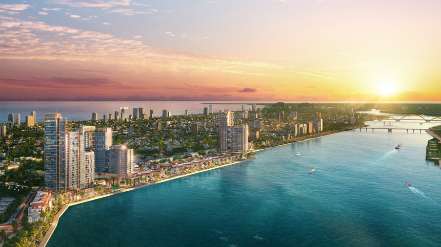 Phối cảnh minh họa quần thể Sun Symphony Residence. Ảnh Sun Property