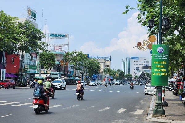 Quang cảnh trung tâm tỉnh Tây Ninh.