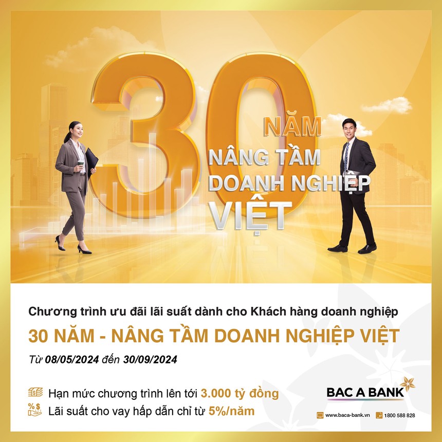 Lãi suất tri ân hướng tới phát triển bền vững