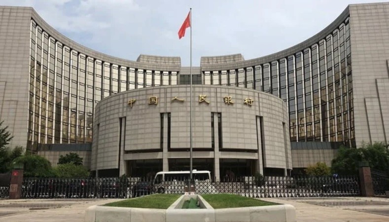 Trụ sở Ngân hàng Trung ương Trung Quốc (PBOC). Ảnh: AFP