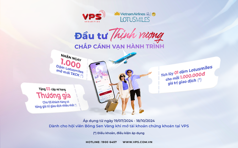 VPS đầu tư thịnh vượng, chắp cánh vạn hành trình cùng Vietnam Airlines