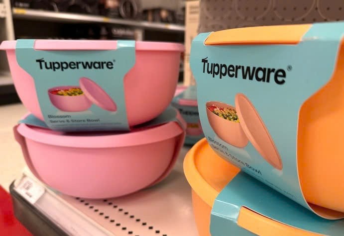 Tupperware nổi tiếng khắp thế giới với các hộp đựng thực phẩm bằng nhựa. Ảnh: Getty