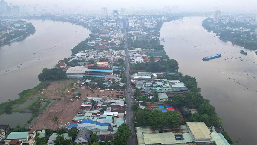 Dự án Khu đô thị Bình Quới - Thanh Đa có quy mô 200 ha. Ảnh: Lê Toàn