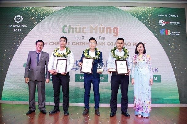 CTD, DHG, VNM được bình chọn có hoạt động quan hệ nhà đầu tư tốt nhất năm 2017