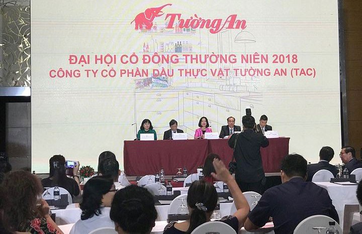 Đại hội đồng cổ đông Dầu thực vật Tường An: Nâng cổ tức năm 2017 lên 24%