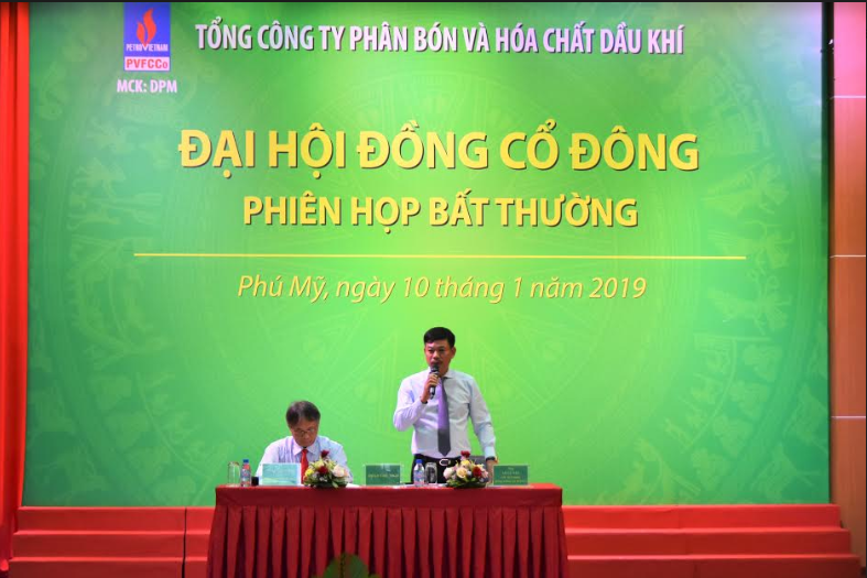 ĐHCĐ bất thường DPM: Tăng mạnh kế hoạch lợi nhuận năm 2018, bầu bổ sung thành viên HĐQT