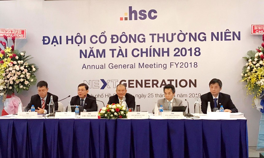 ĐHĐCĐ Chứng khoán HSC (HCM): Cổ đông chất vấn HSC có thao túng trên thị trường phái sinh