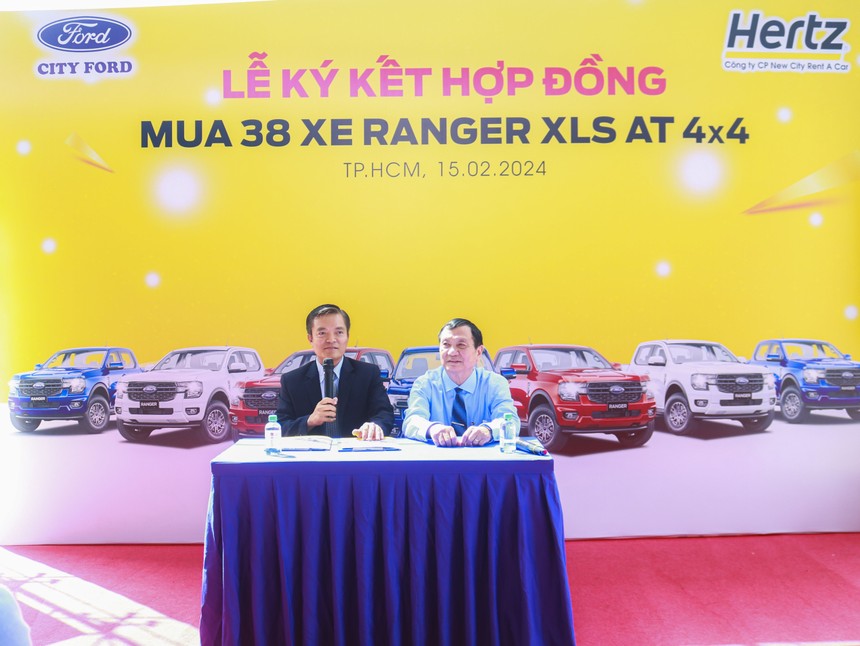 City Auto (CTF) "nổ đơn" khai xuân với hợp đồng bán 38 xe Ford Ranger, hợp tác toàn diện cùng thương hiệu cho thuê xe lớn nhất của Mỹ