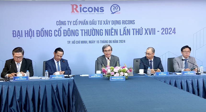 ĐHĐCĐ Ricons: Mở rộng lĩnh vực xây dựng công trình thuỷ và điện, thành lập ban ESG