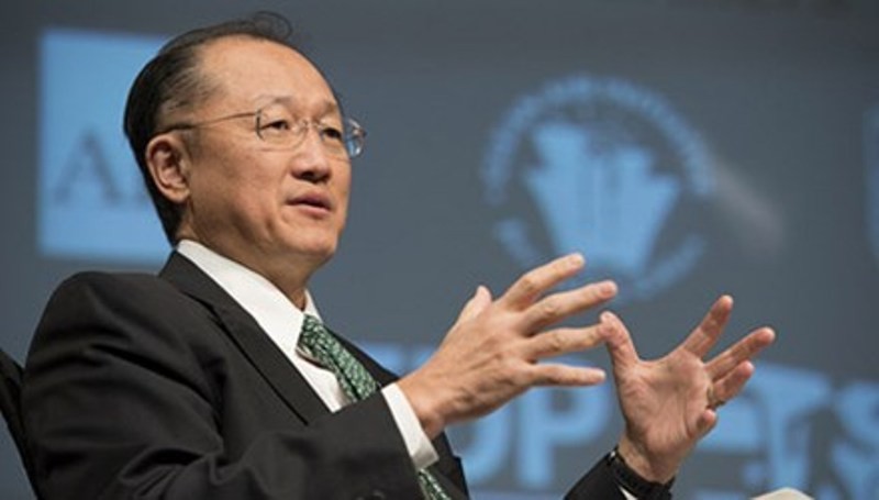 Chủ tịch WB Jim Yong Kim. Ảnh Internet