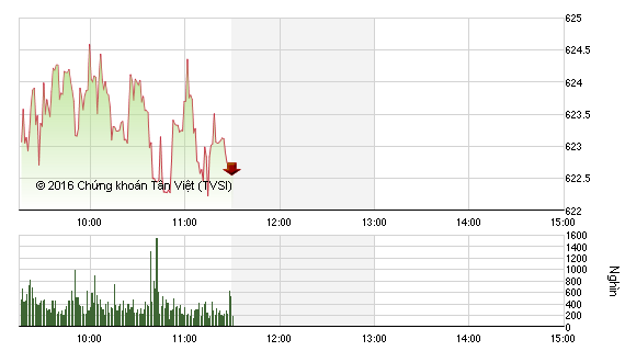 Phiên giao dịch sáng 17/6: Ôm tiền đợi ETFs