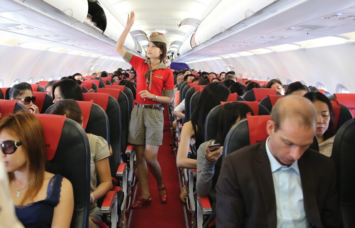 Bình quân mỗi nhân viên của VietJetAir trong 7 tháng đã làm ra khoảng 3,5 tỷ đồng doanh thu   