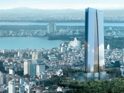 Dự án Lotte Center hạng A có diện tích cho thuê lớn nhất