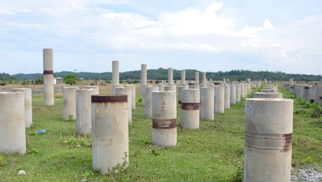 Do nhà đầu tư cũ đã thực hiện một số khối lượng công việc trên mặt bằng dự án, nên khi tiếp quản, Hòa Phát thực hiện nhiệm vụ thanh lý với nhà đầu tư cũ. Ảnh: Hà Minh