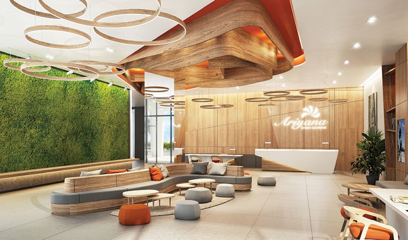Dự án Ariyana Smart Condotel với thiết kế khoáng đạt, tinh tế mang những đặc trưng hơi thở của miền biển